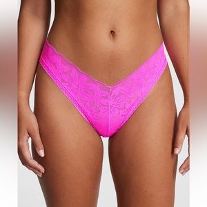 Victoria’s Secret Pink Lacie Brazilian Thong  Panty Underwear. NWT